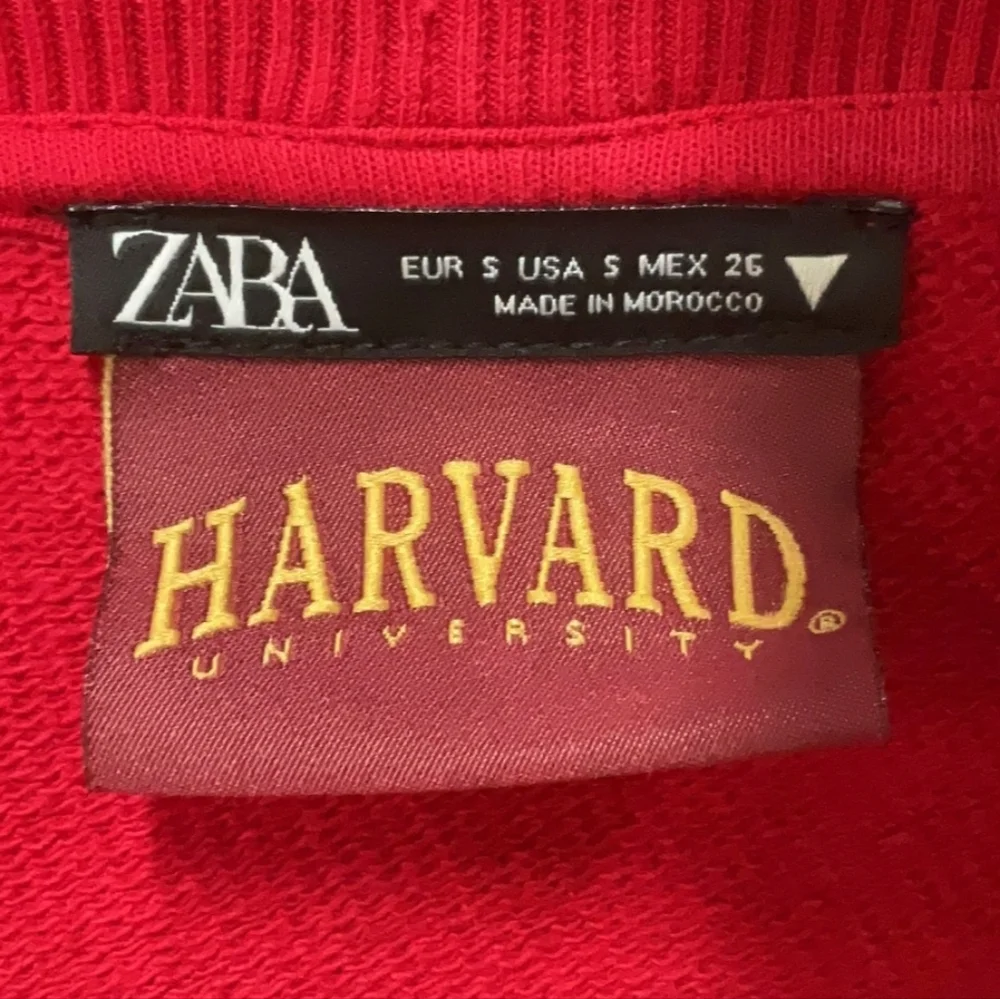 ZARA Official Harvard Red Sweatshirt